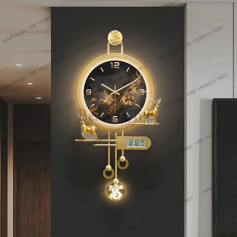 PG Bedrooms Art Mural Wall Watch Led Interior Aesthetic Modern Luminous Wall Clocks Fashion Luxury Reloj Pared Home Decoration