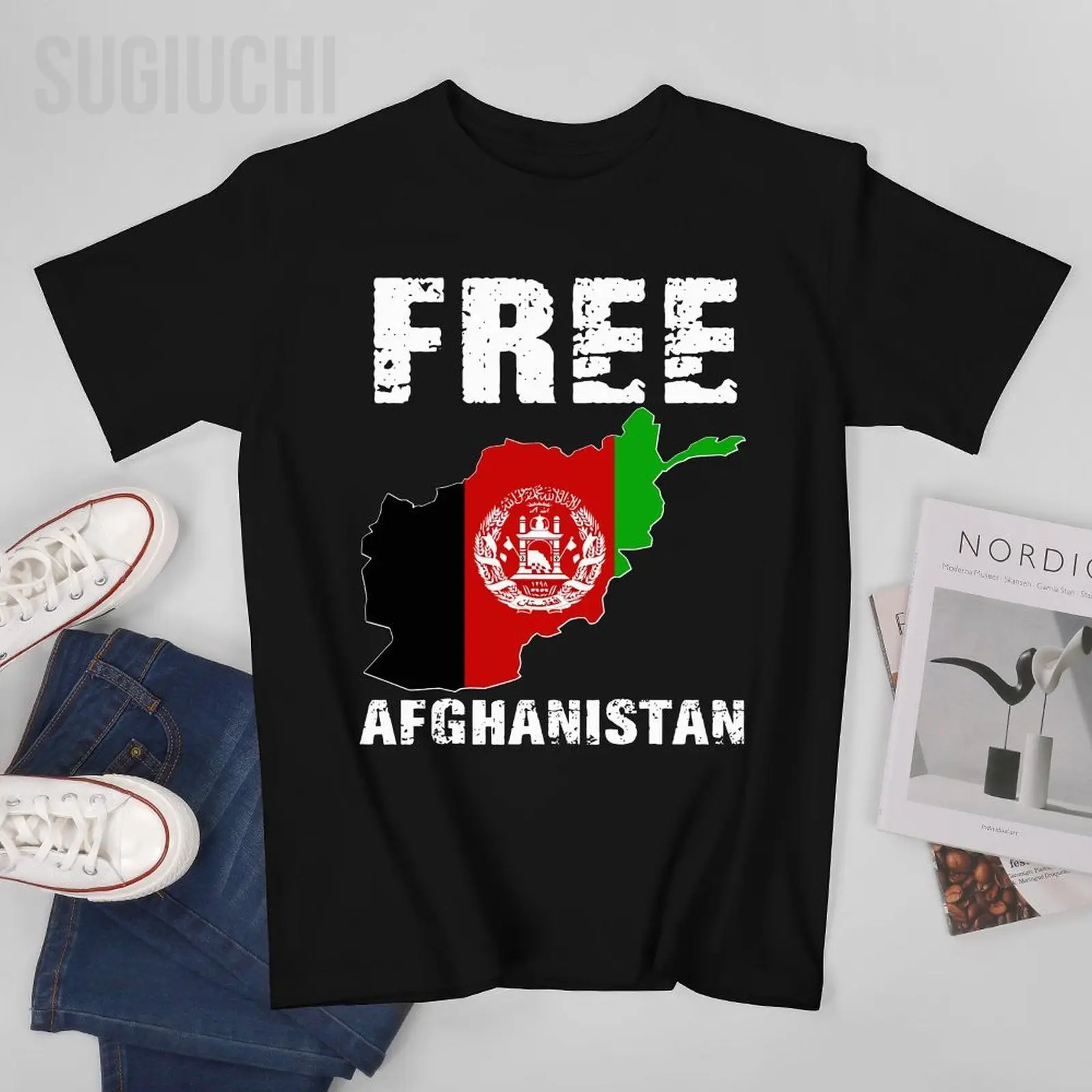 

Men Afghan Free Afghanistan Vintage Tshirt Tees O-neck T Shirts Women Boys 100% Cotton Short T-Shirt Unisex All Seasons