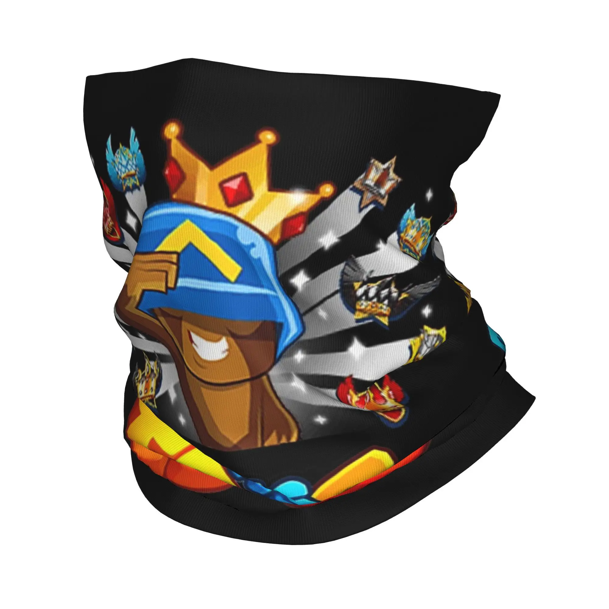 بلونز Td 6 للأطفال باندانا غطاء الرقبة قناع مطبوع وشاح دافئ لركوب الدراجات وشاح ركوب الدراجات للرجال والنساء الكبار طوال الموسم