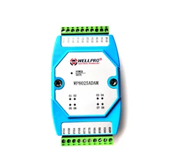 8RO 릴레이 출력 모듈 RS485 MODBUS RTU 통신 WELLPRO WP8025ADAM