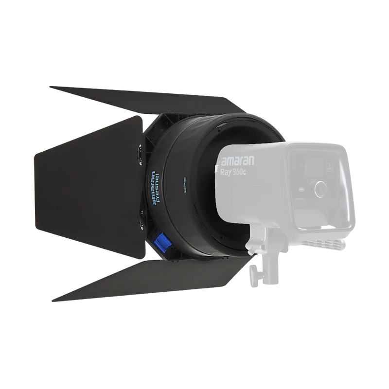 【NEW】amaran Fresnel 4-leaf Barn Door Kit Bowens Mount Attachment Light Control for Ray 360c 660c Halo 200x 300x 600x