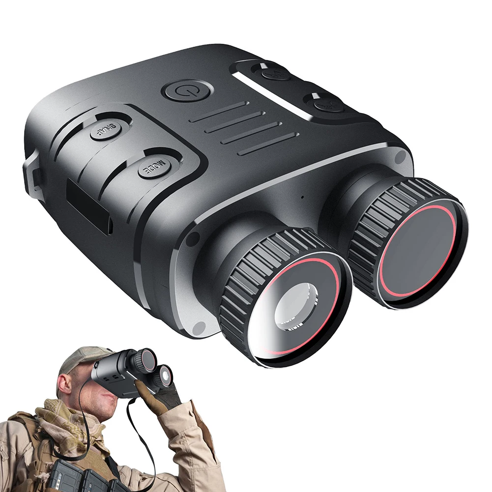 Night Vision Goggles 2.4” LCD Display Infrared Binoculars With 5X Digital Zoom 1080P Night Vision Goggles