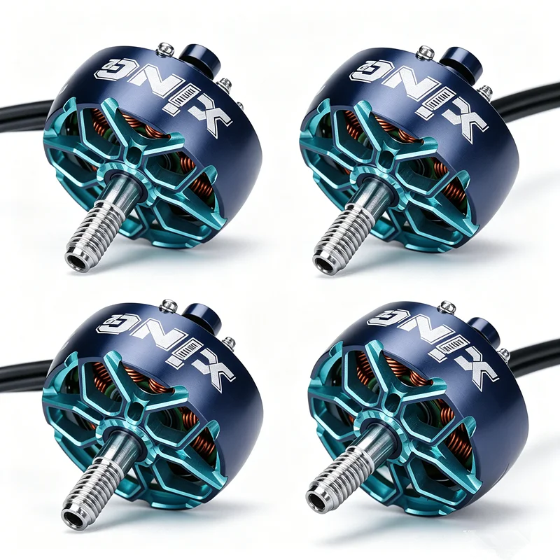 4PCS Pack Only XING2 2207 Racing Motor IFlight, Dual Bearing Aviation Aluminum 31.6g Lightweight 5 Inch Quad Motor