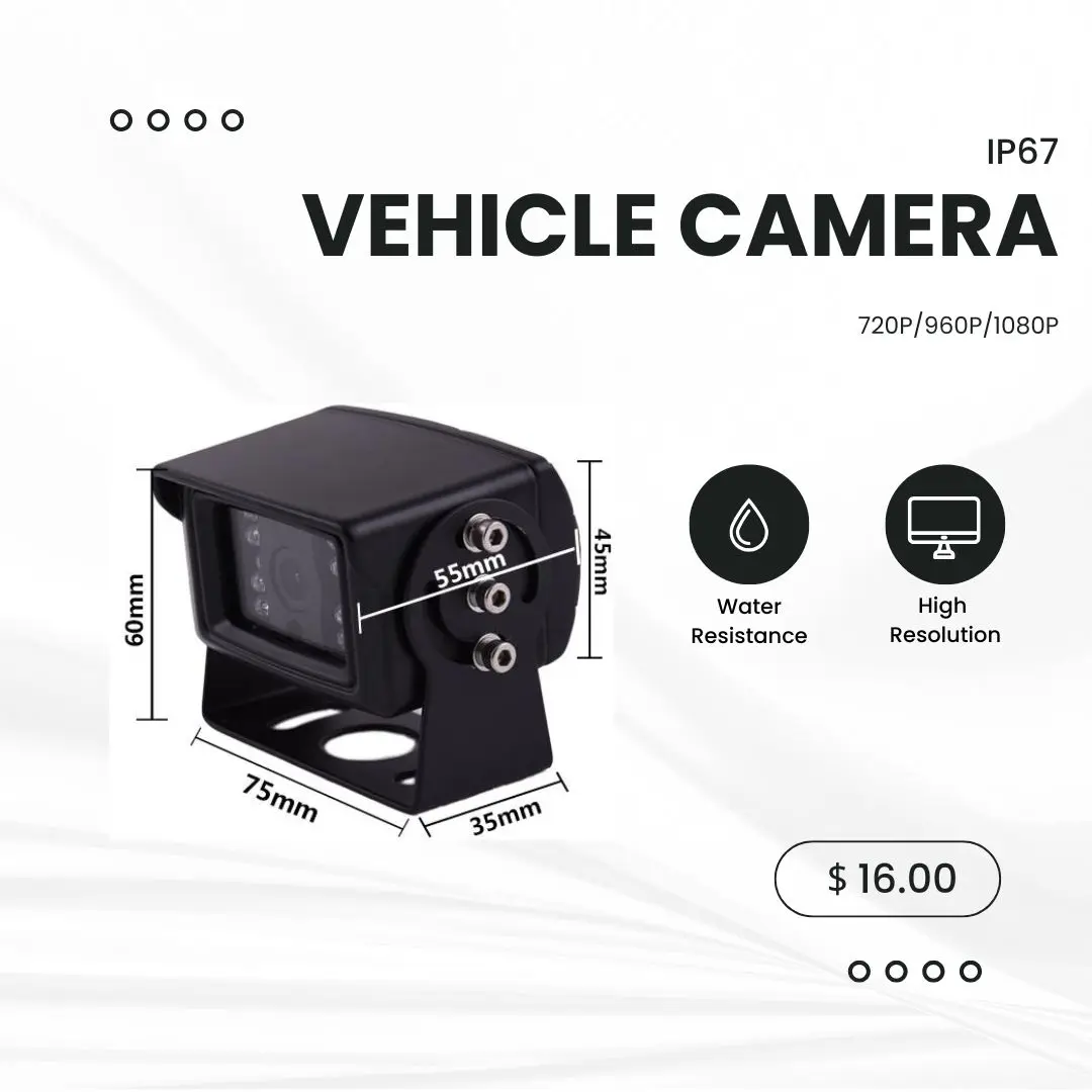 HYF AHD720P/1080P Full HD 3 inches square metal waterproof monitoring head sprinkler camera can be customized