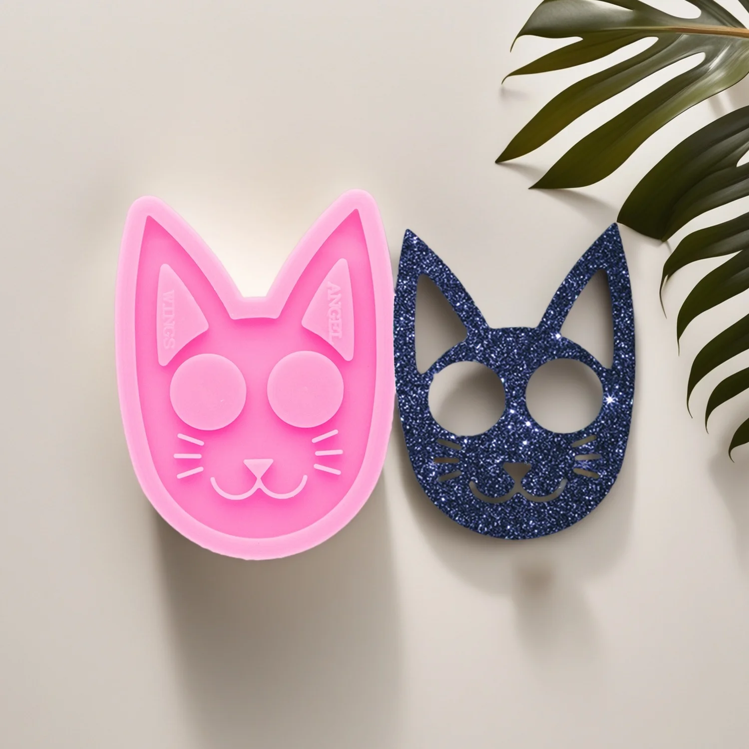 

Cat's head Epoxy Resin Silicone Cattle Mold DIY Resin Mold For Home Decoration Craft Making Art Supplies