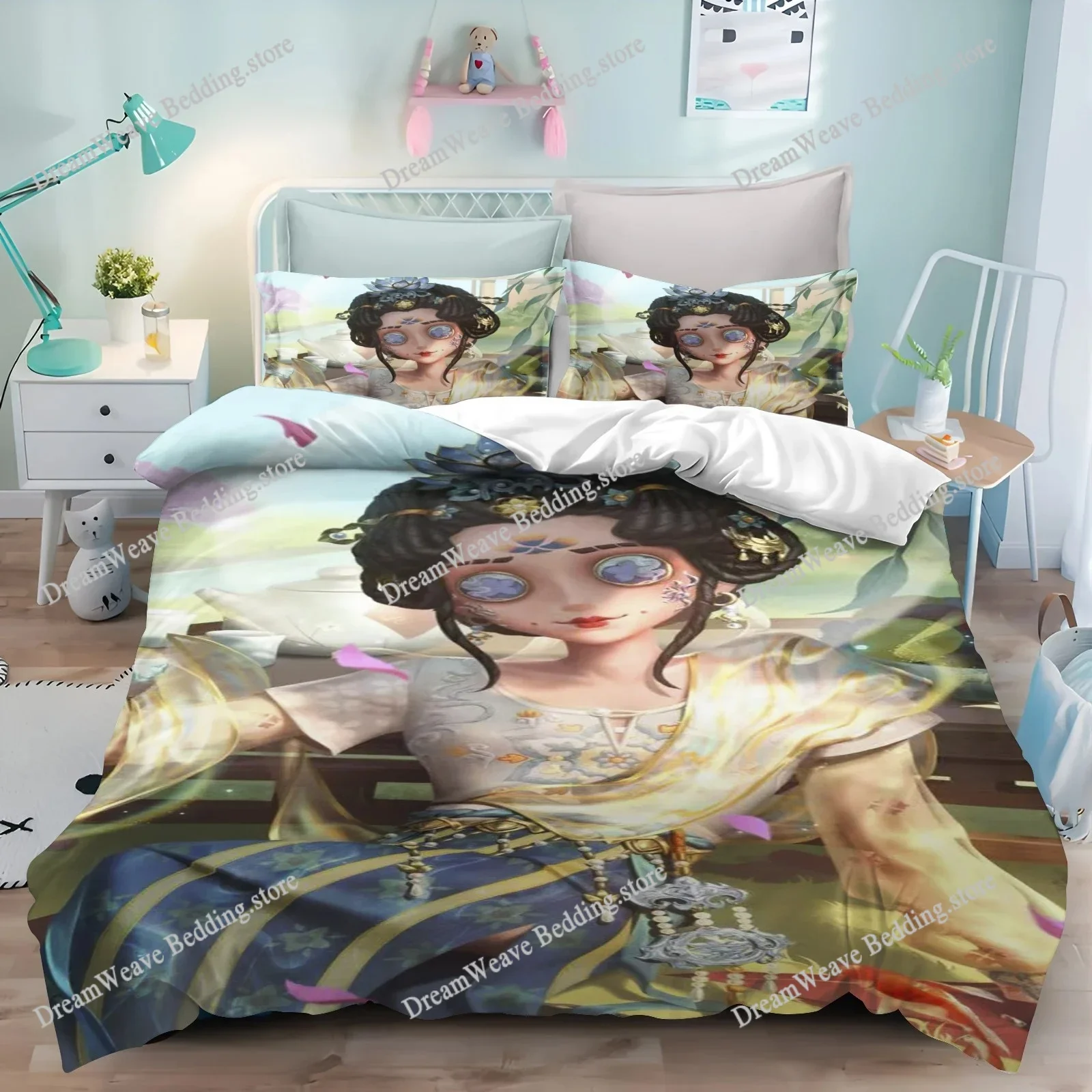 

Duvet Cover Cartoon Game Anime Fifth Personality 3D Cute Children's Bedroom Set ​Polyester Adult Gift Bedding Luxury Gift741