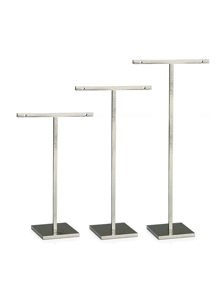 Support de boucles d'oreilles en métal S M L, étagère de rangement de bijoux pour femmes, support de 9cm 11cm 13cm pour spectacle d'anneaux