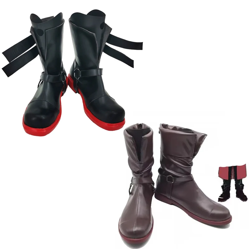 New Alchemist Edward Elric Cosplay costume  Shoes Anime Women Men Boots