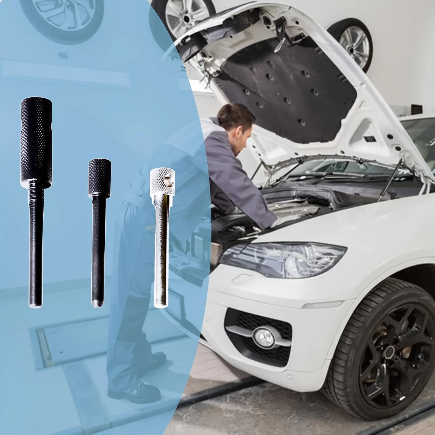 3 قطع أداة توقيت صمام المحرك، مناسبة لرينو و داسيا 1.5/1.9 DCi - BGS 8145