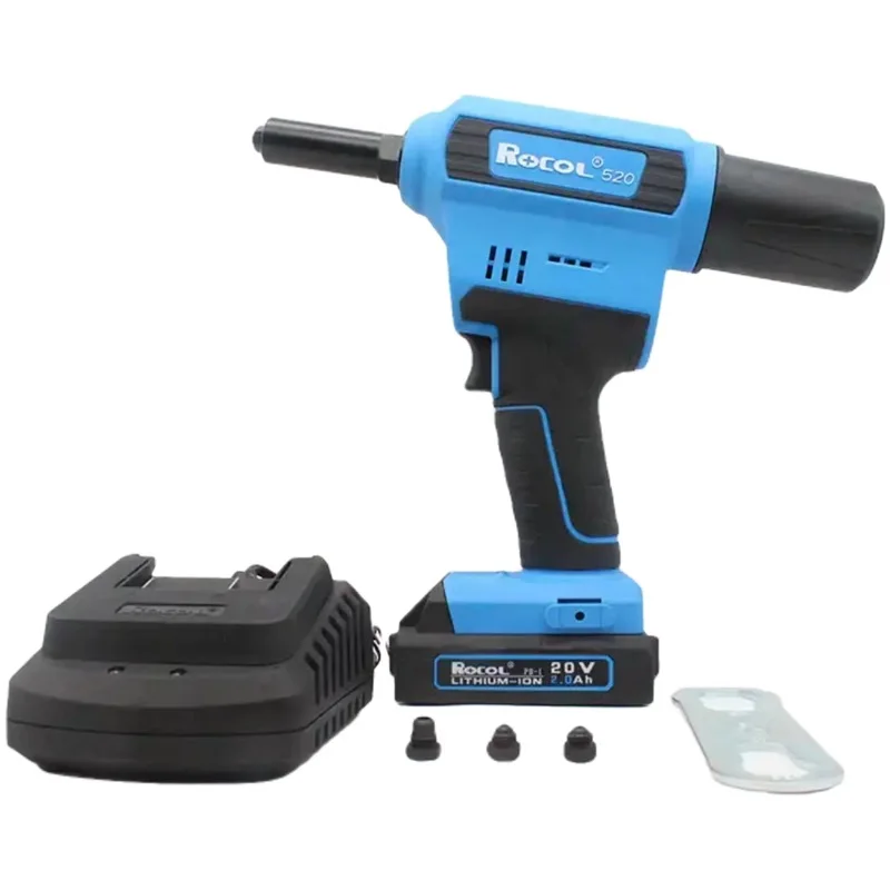 For RL-520  rivet tool Factory 20V cordless brushless battery blind rivet gun 2.4mm-6.4mm