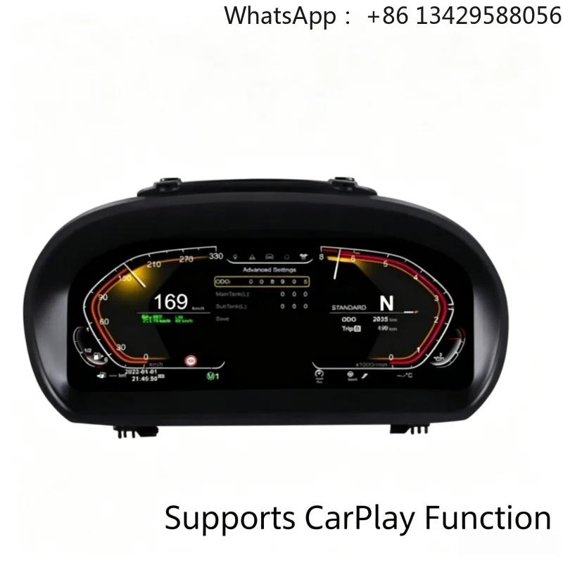 Great Savings 10 Inch Car LCD Digital Instrument Cluster for BMW 1 Series E87 2004-2011 Dashboard Virtual Speedometer