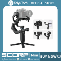 FeiyuTech Official SCORP Mini-1 three Axis Handheld All-in-One Gimbal Stabilizer for GoPro Smartphone Mirrorless Camera