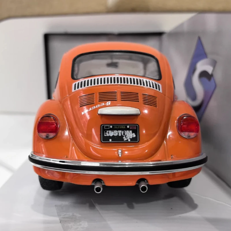 SOLIDO S Escala 1:18 1303 1974 Modelo de carro de simulação de liga Coleção estática Decorado Presentes de feriado Brinquedos Lembrança Presente