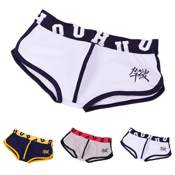 Erkek Boksörler Şort İç Pamuk Moda Baskılı Nefes Spor Sandıklar Artı Boyutu Nefes Külot Kılıfı külot