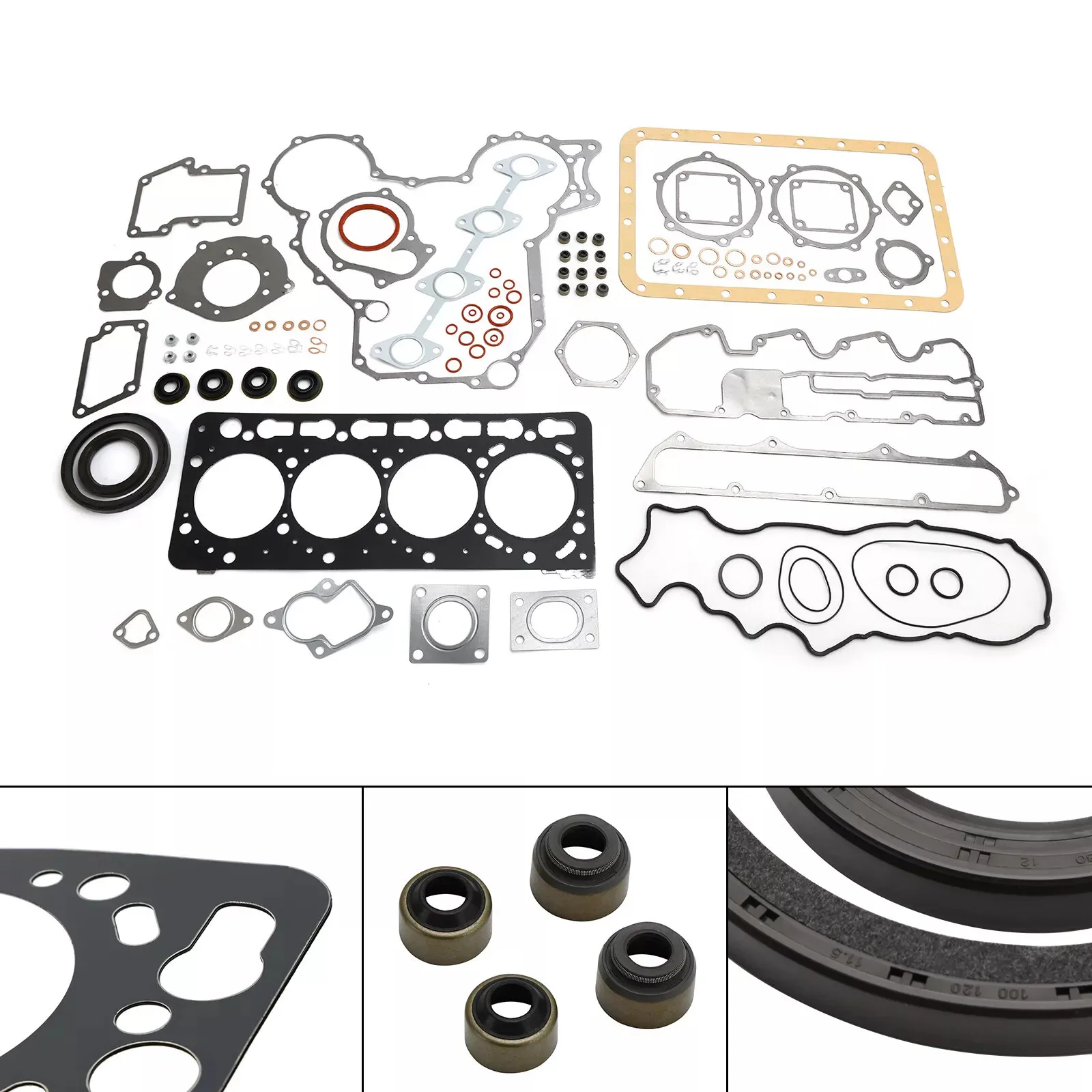 V3300 V3300DIT Overhaul Re-ring Kit For Kubota Bobcat S300 S220 S250 T300 T2250