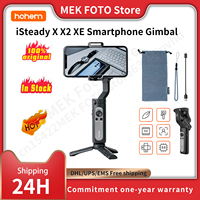 Hohem iSteady XE Smartphone Handheld Gimbal Stabilizer with Magnetic Fill light Tripod Selfie Stick for Xiaomi iPhone Samsung