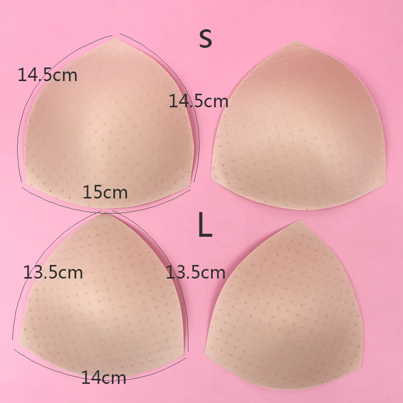 3Pair Swimsuit Padding for Bra Inserts Sponge Foam Push Up Bra Pads Enhancer Chest Cups Breast Bikini Swimwear Inserts Chest Pad