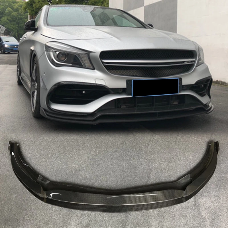 

Factory Hot Selling Carbon Fiber Front Lip for Cla-Class W117 2016-2019 VRS Style Bumper Front Lip