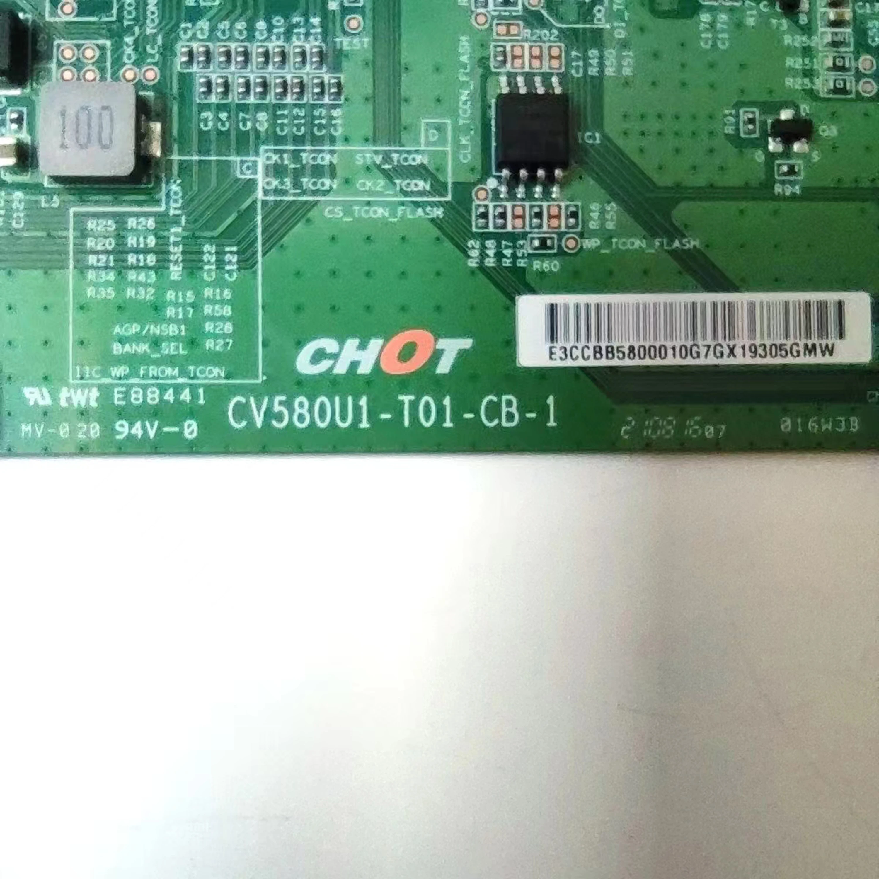 CV580U1 T01 CB 1 T-con Be suitable for CV580U1-T01-CB-1 96PIN Logic Board E88441 58R63G