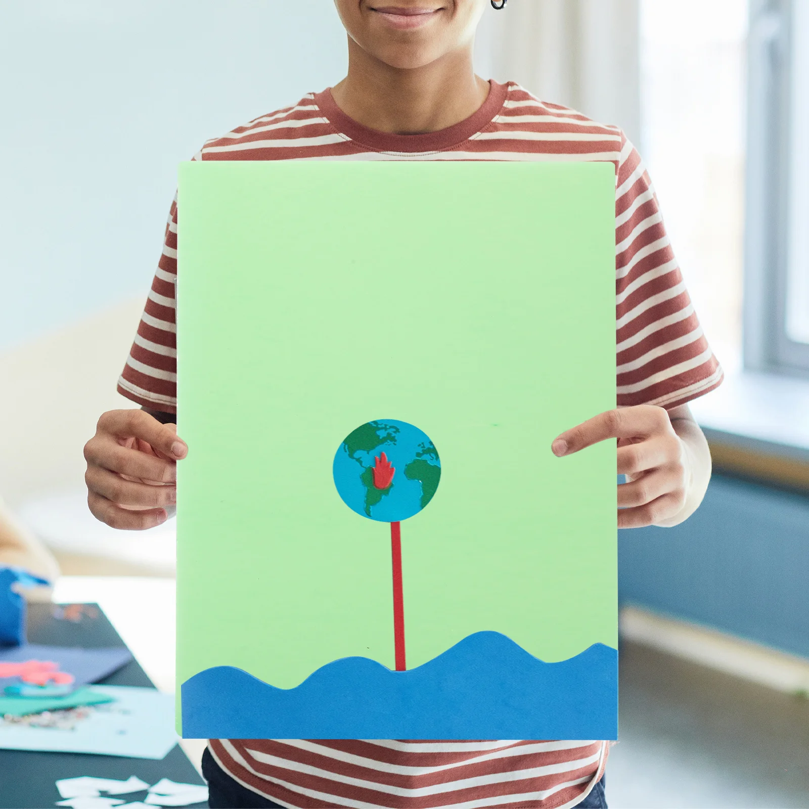 

10Pcs Thick Foam Board Large Project Board for DIY Crafts Handmade Displays School Art Projects Kindergarten Use