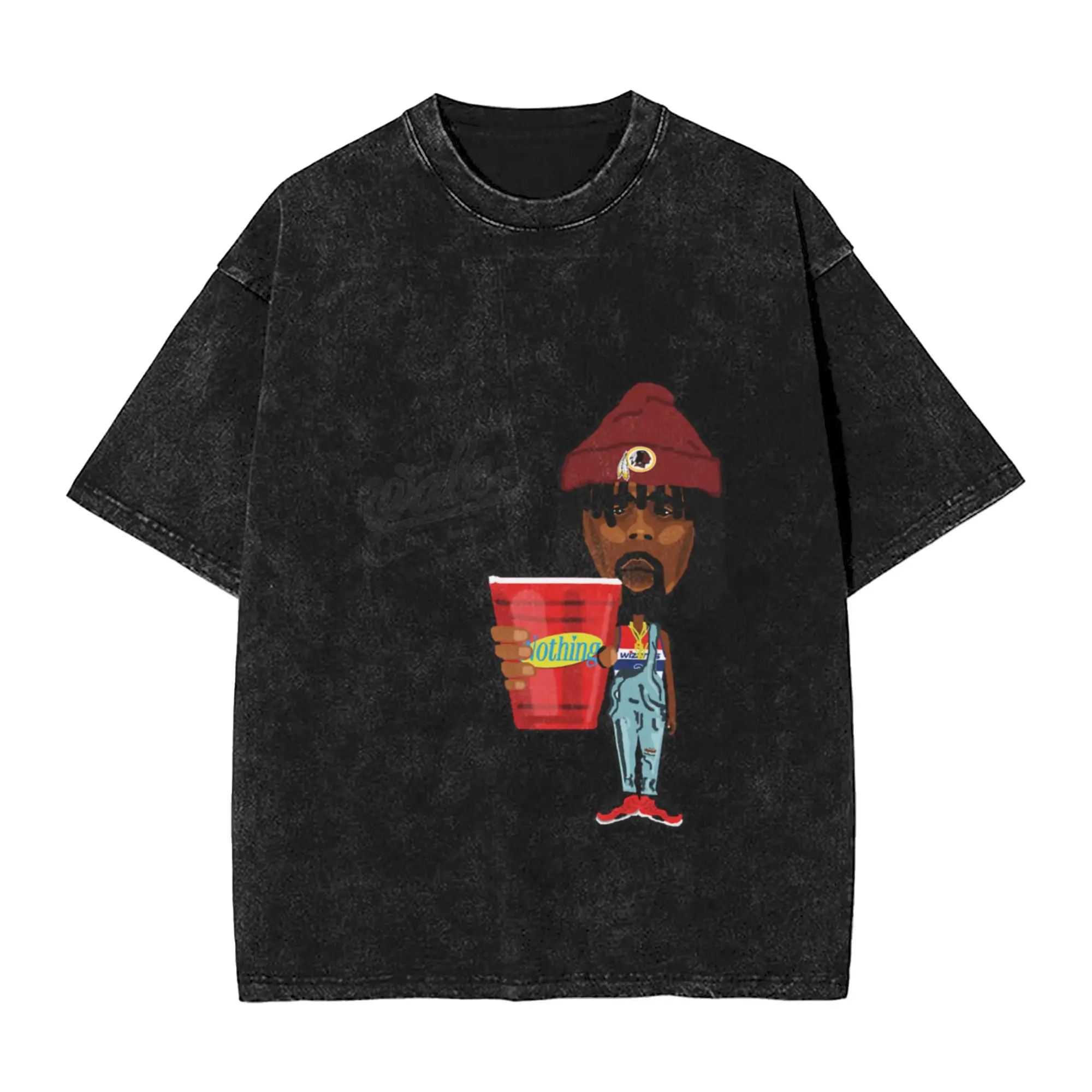 Nothing in Wale cup Classic Trendy A T-Shirt Oversized Short Sleeve Men's Women's Cotton Tees Tops