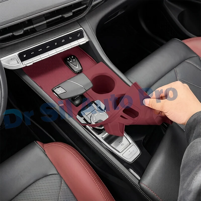 For Changan Eado PLUS 2023 2024 2025 Car Center Console Silicone Pad Gear Shift Panel Interior Modification Accessories