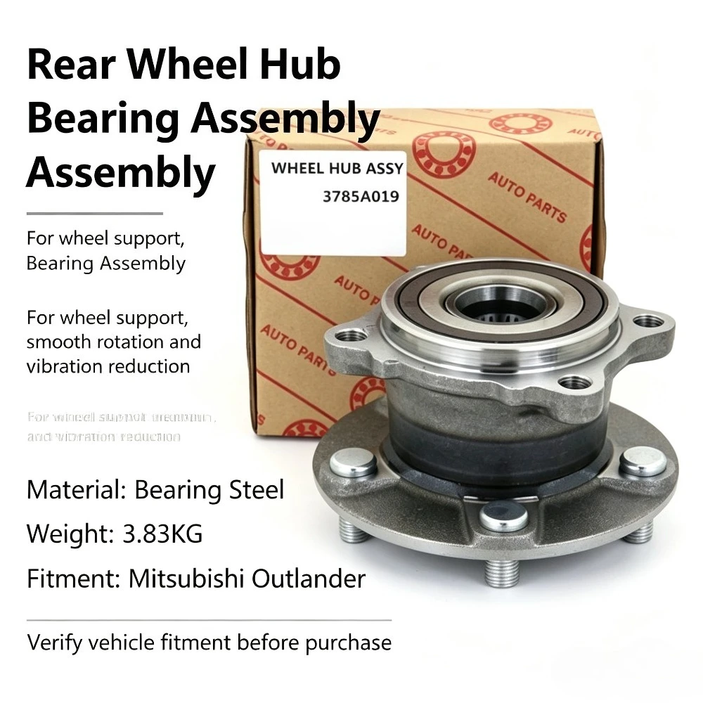 Rear Wheel Hub Bearing Assembly 3785A019 Compatible with Mitsubishi Outlander 2006‑2009 Aftermarket Auto Spare Part