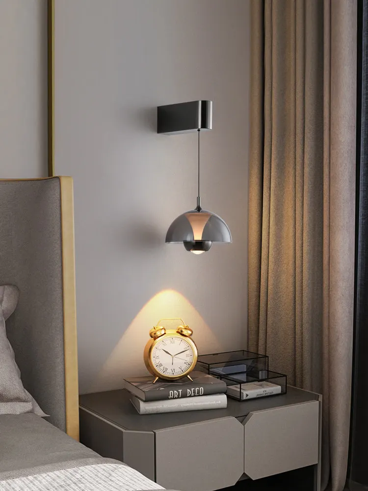 Bedroom bedside wall lamp modern and simple creative bedroom bedside lamp adjustable light fixture