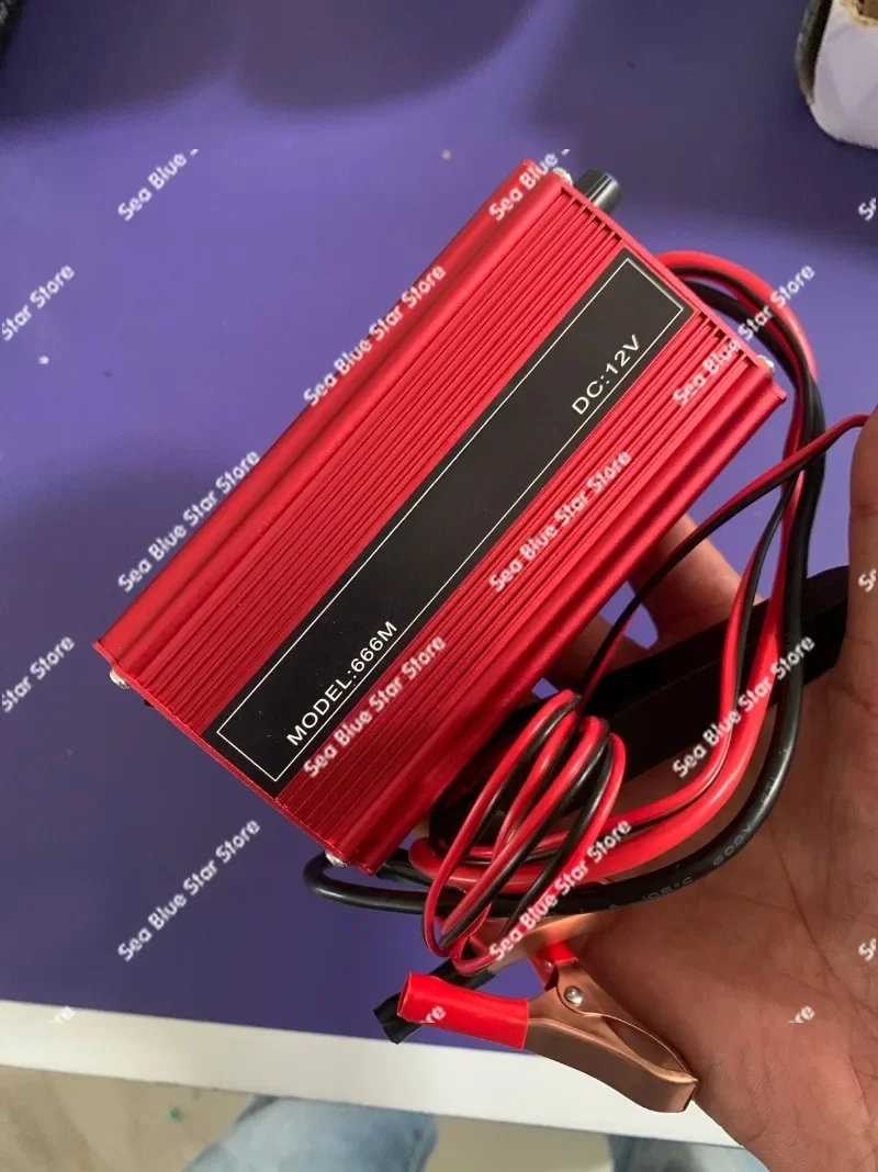 new 12V inverter head electronic booster power supply mini pocket machine