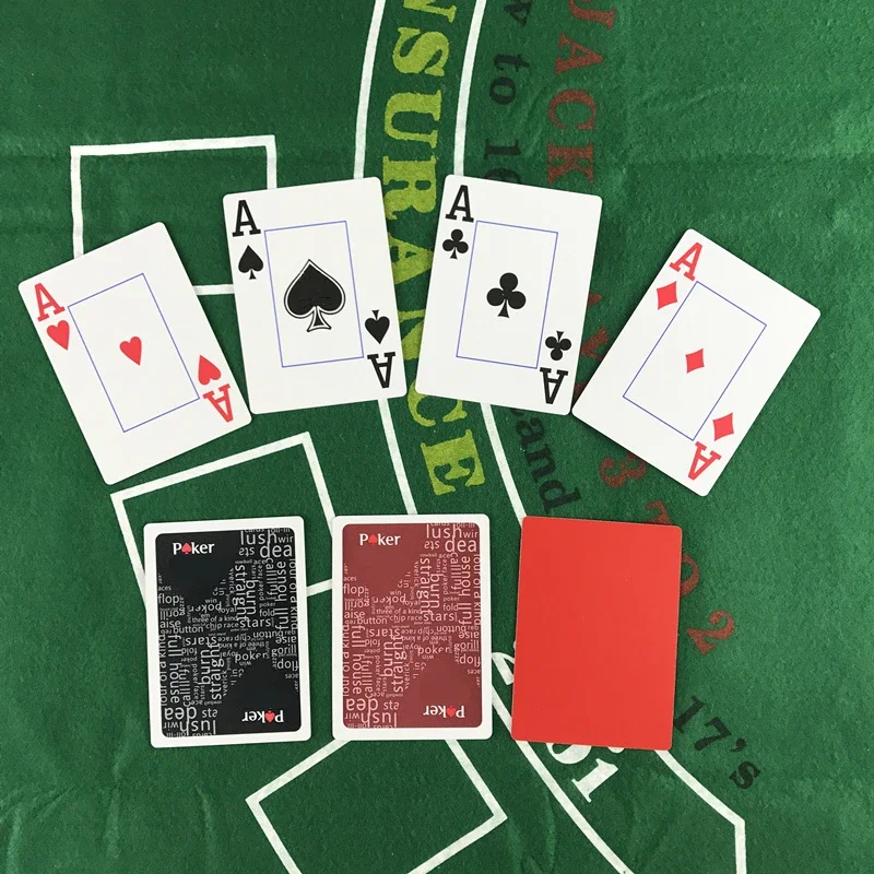 2pcs/lot plastový pravidla karetních her/poker karta vysoký kvalita texas hold'em  hry vodotěsný a mdlý krém na boty hrací karet bavení deska hra