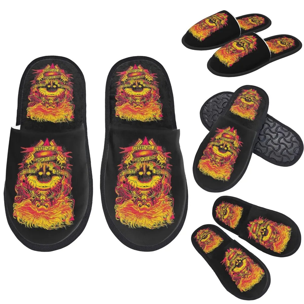 Custom Mad Max Fury Road Slippers Memory Foam Warm Soft Women House Slipper Indoor Fluffy Shoes