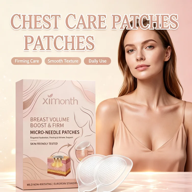10Pcs Breast Micro‑Needle Patches Skin‑Friendly Deep Hydration Firming Chest Care Stickers Targeted Nourishing Daily Beauty