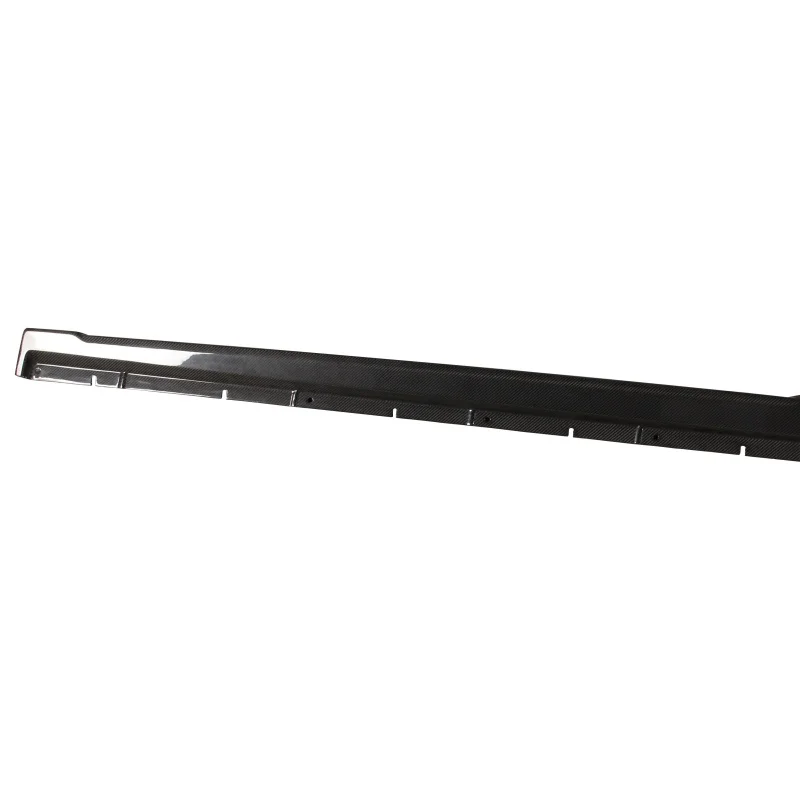 For High Quality air Turbulence Dry Carbon Fiber Side Skirt Body Kit Upgrade PK Style Side Edge air Kit 2