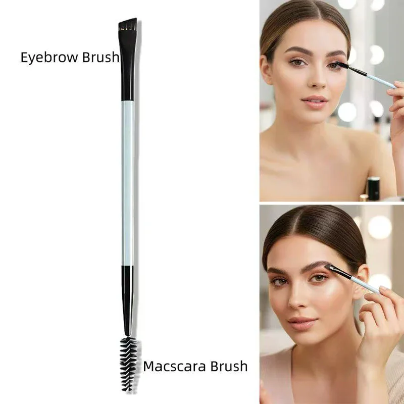 1/3/6/10PCS Conjunto de pincéis de maquiagem dupla face base contorno pincel blush sombra