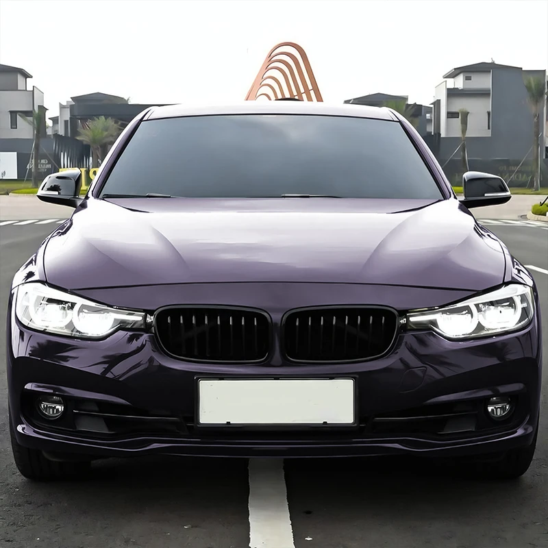 لسيارات BMW 3 Series F30 F31 F35 2013-2019 شبكات المصد الأمامي لشبكات خط واحد ومزدوج ملحقات شوايات السباق العلوية #2