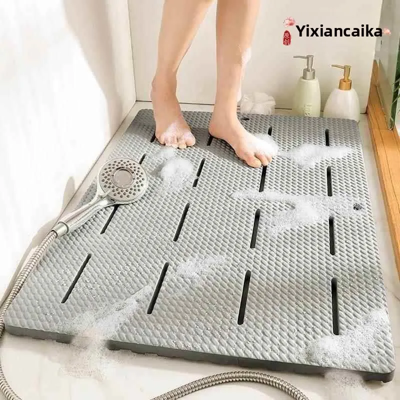 

Противоскользящий пенопластовый коврик для ванной, домашний коврик для туалета, коврик для ног, коврик против падения, нескользящий напольный коврик, современный европейский слей