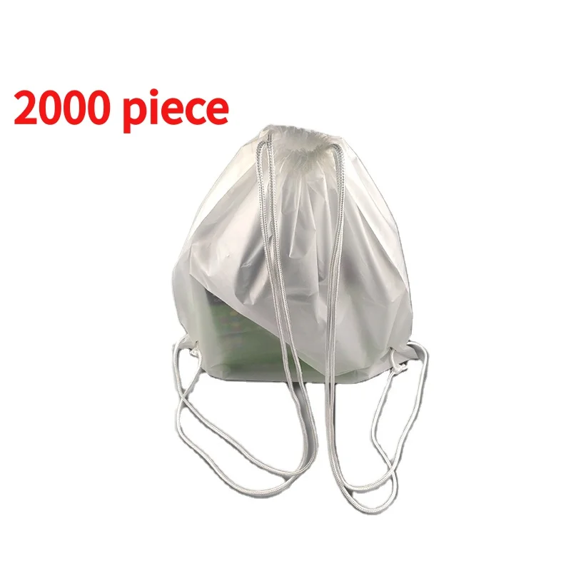 20 00piece.Custom.Custom Biodegradable Drawstring Bag Shoes And Clothing Product Makeup Cotton Plastic Drawstring Bag