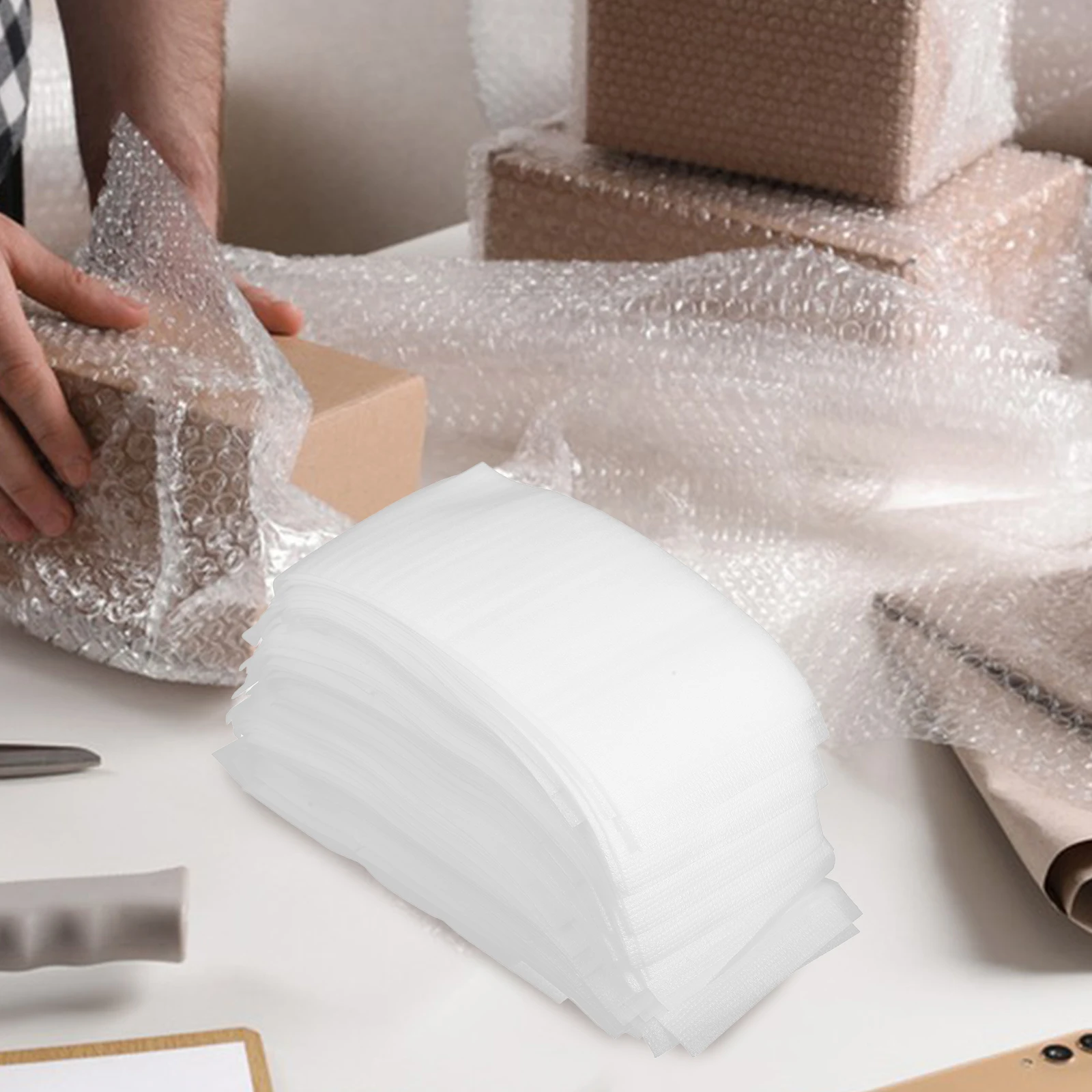 100 Pcs Bags Packing Supplies Shipping Sleeves for Moving Packing Pouches For Dishes Fragile Items Glassware Dishware Foam Bags