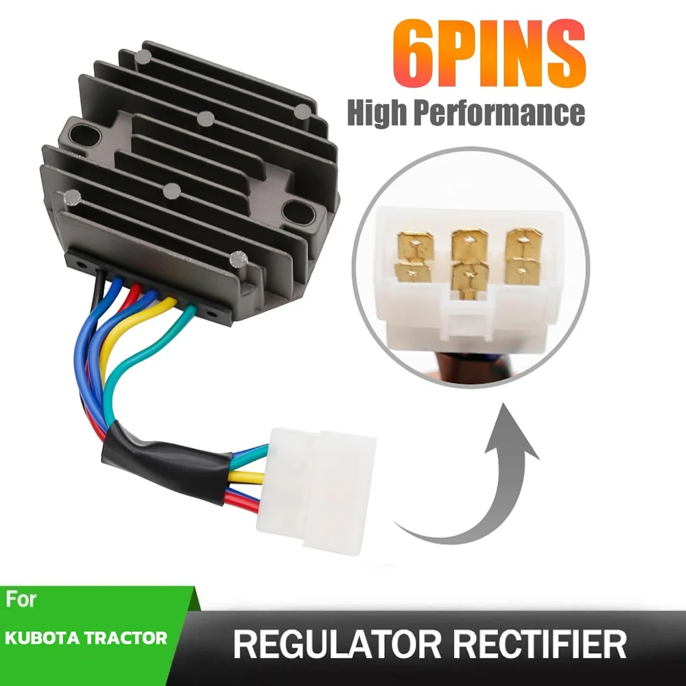 

15351-64601 Motorcycle Voltage Regulator Rectifier For KUBOTA TRACTOR BX1500 BX1800 BX1830 BX22 BX23 Z602E B9200 G1800 F2000