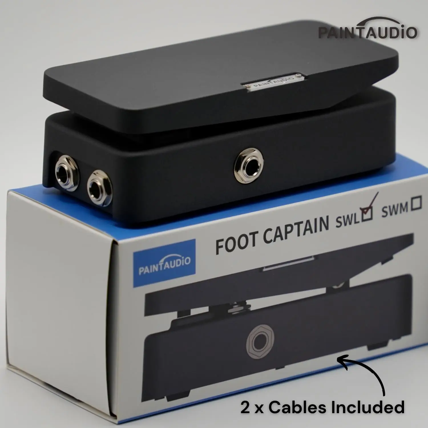 PAINTAUDIO Paint Audio Foot Captain-SWL/SWM Dual Outputs Expression Pedal Multi-effects Compatible for Tip/Ring Connection