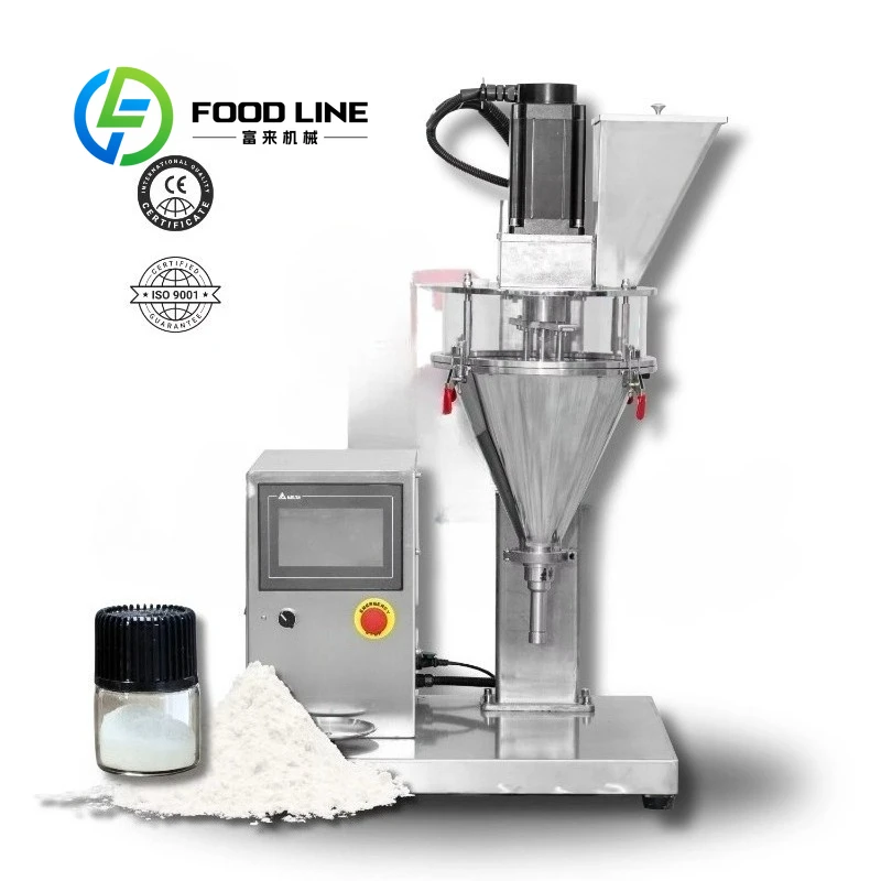 

Semi-Automatic Powder Filler with Hopper Filling System for 0.5g to 5g Powder Filling and 1g Powder Dispenser