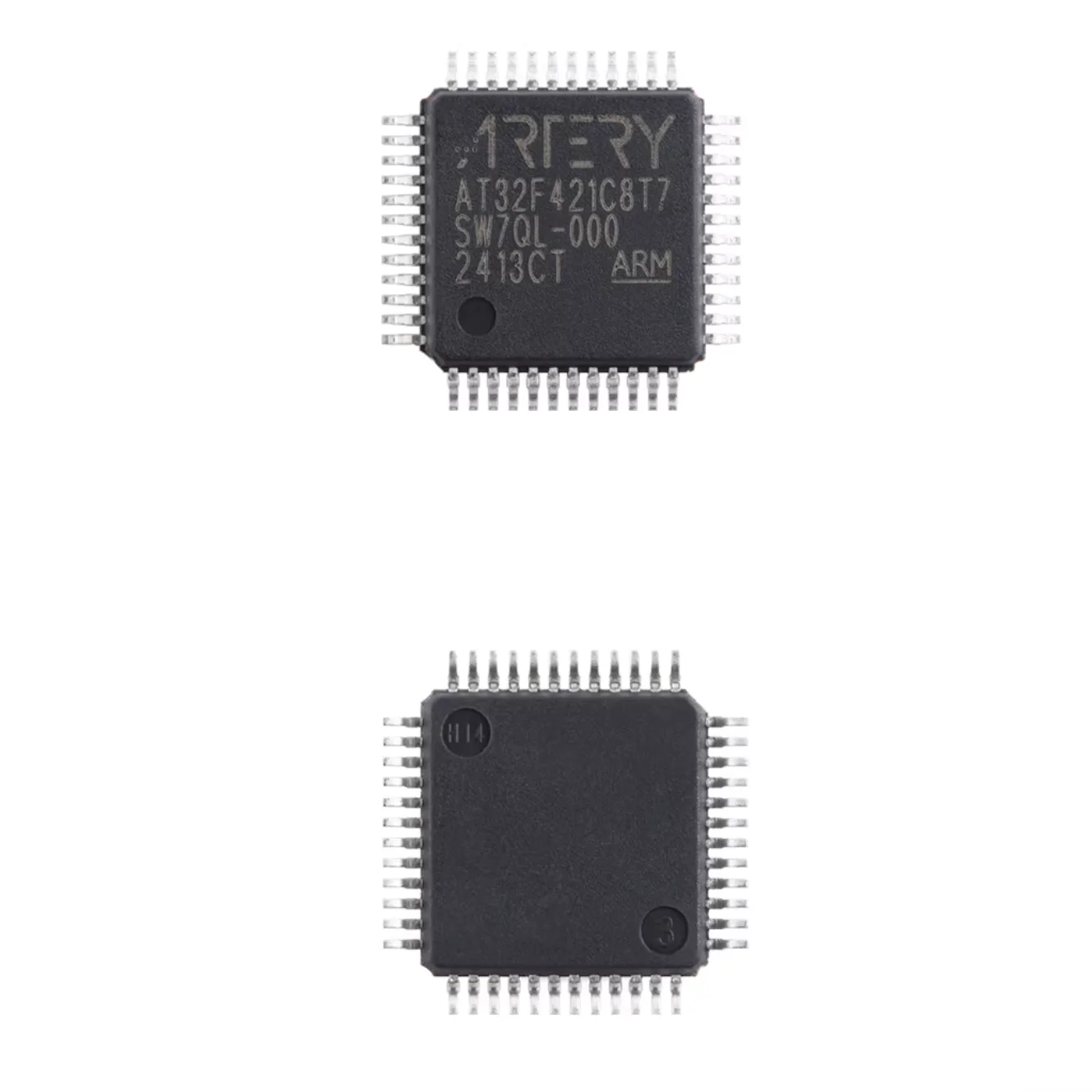 AT32F421C8T7 LQFP48 7 x 7mm LQFP48 NEW Original Microcontroller MCU MPU SOC ARM Cortex-M4 120MHz 32 Bit 64KB 16KB FLASH IC Chip