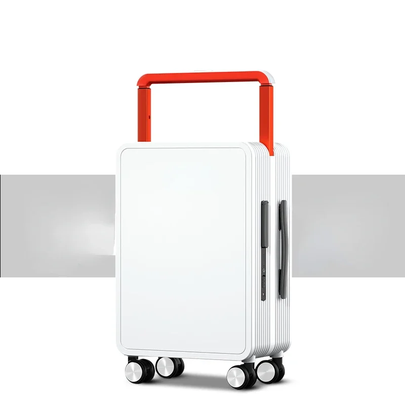 suitcase with ride with TSA lock and wide trolley PC Printed logo Trolley Travel Luggage