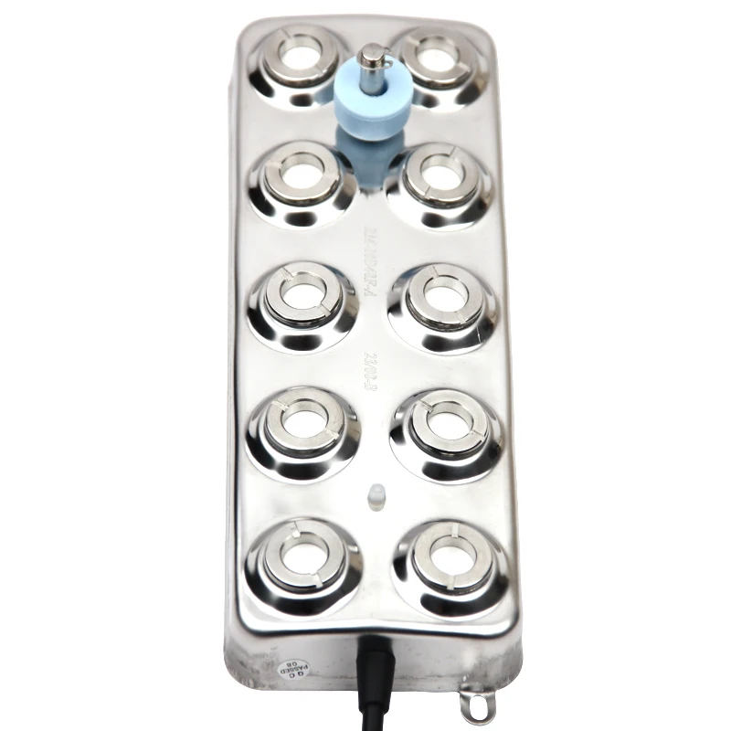 DC48V 10-Kopf-Ultraschall-Nebelgerät, Vieh-Desinfektionssprühgerät, korrosionsbeständige Ultraschall-Nebelplatte aus Edelstahl