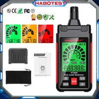 HABOTEST HT609 Gas Leak Detector Combustible Gas Sensor Tester Professional Flammable Natural Methane Gas Leakage Test Meter