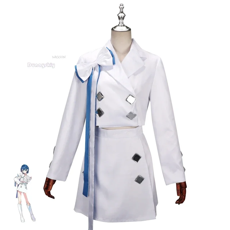 Kiritani Haruka Project Sekai-Costume de Cosplay de Scène Coloré pour Femme, Ensemble Uniforme avec Perruque