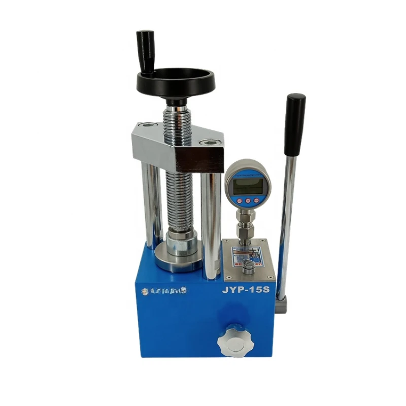 

Lab Scale mall Manually Operated Hydraulic Pellet Press with Digital Display