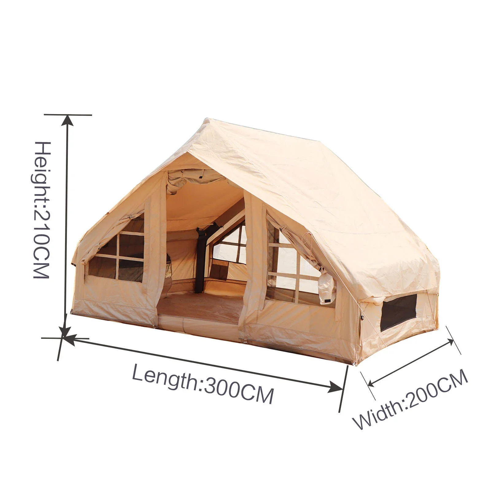 

Wholesale Inflatable House Tent in Stock Explosion-proof Portable Large Size Outdoor Inflatable Camping Tent Inflatable air Tent