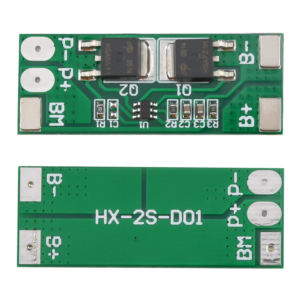 LiFePO4 Battery Balanced Board BMS 2S 6.4V 10A Charging PCB PCM Zabezpieczenie przed zwarciem dla zasilania LED/UPS/Solar Energy