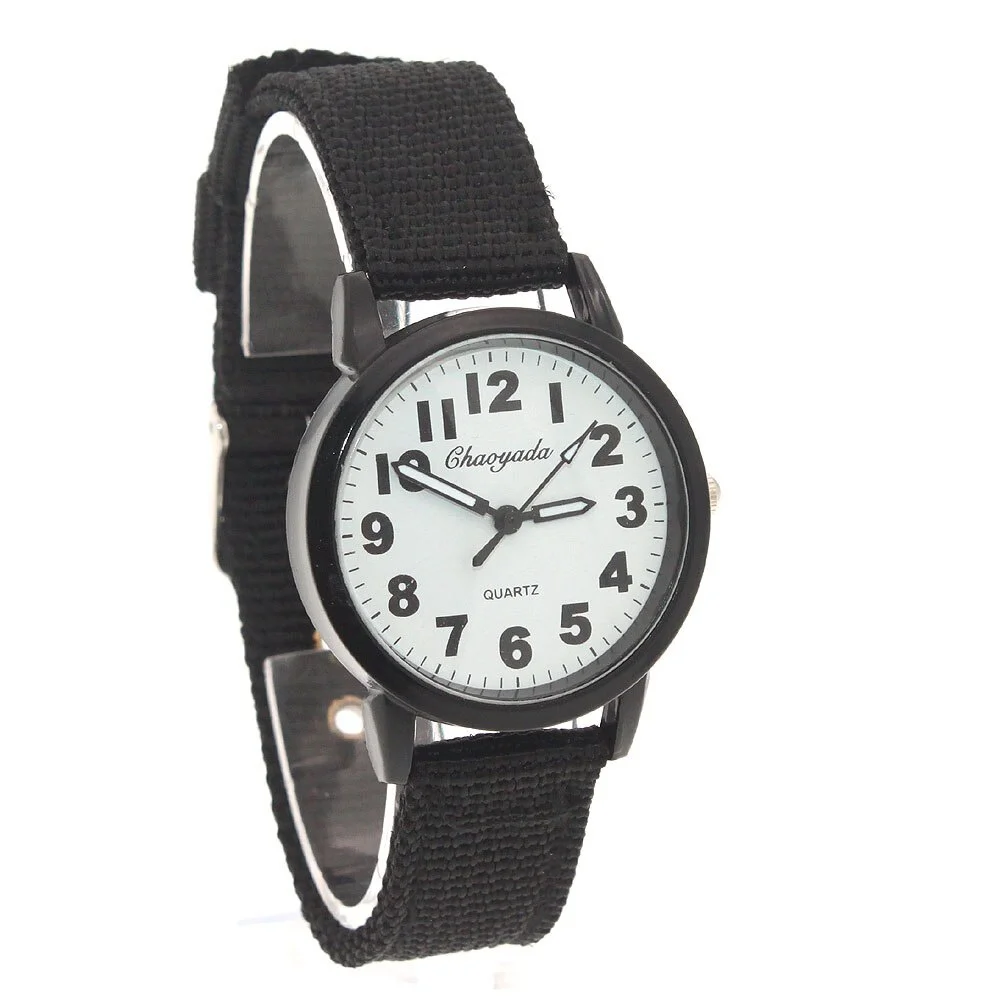 Children Kids Watch Military Fabric Nylon Band Student Boy Girls Watches Quartz Analog Army Men Women Quartz Wrist Watches S22f7744f61bc444c80d8afc3f650794ct
